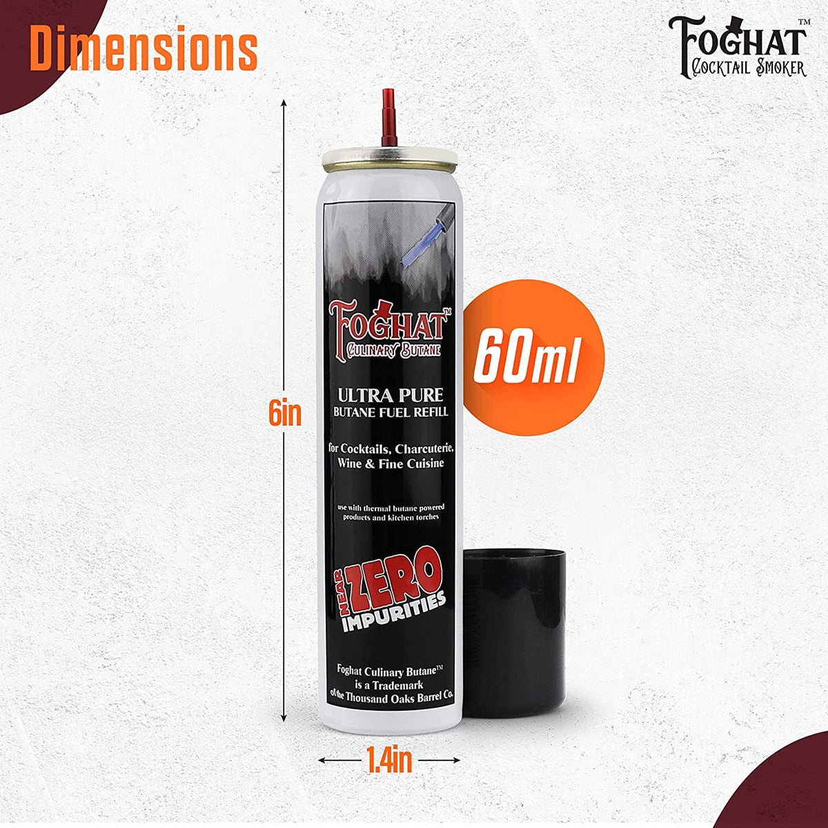 Butane Fuel Refill 12 Pack 60ml B732