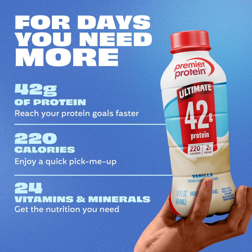 Vanilla 42g High Protein Shake 12 Pack X100