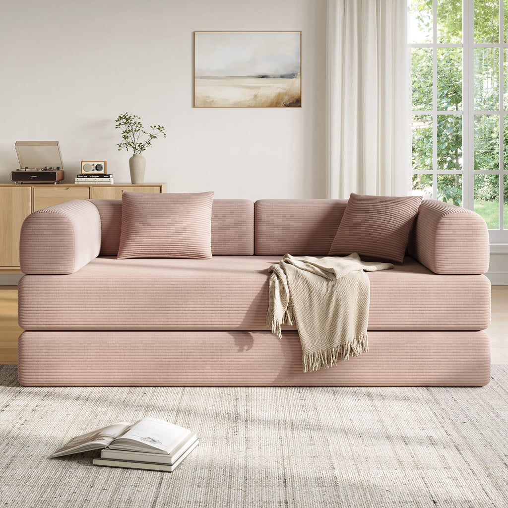 79in Boneless Convertible Futon Sofa Bed Queen U408832