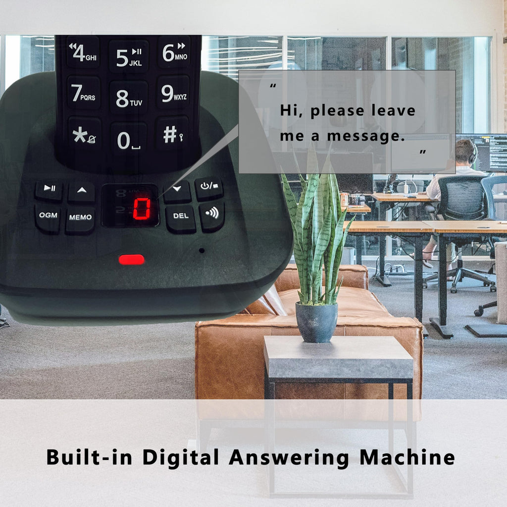 DECT Cordless Phone with Answering Machine D588