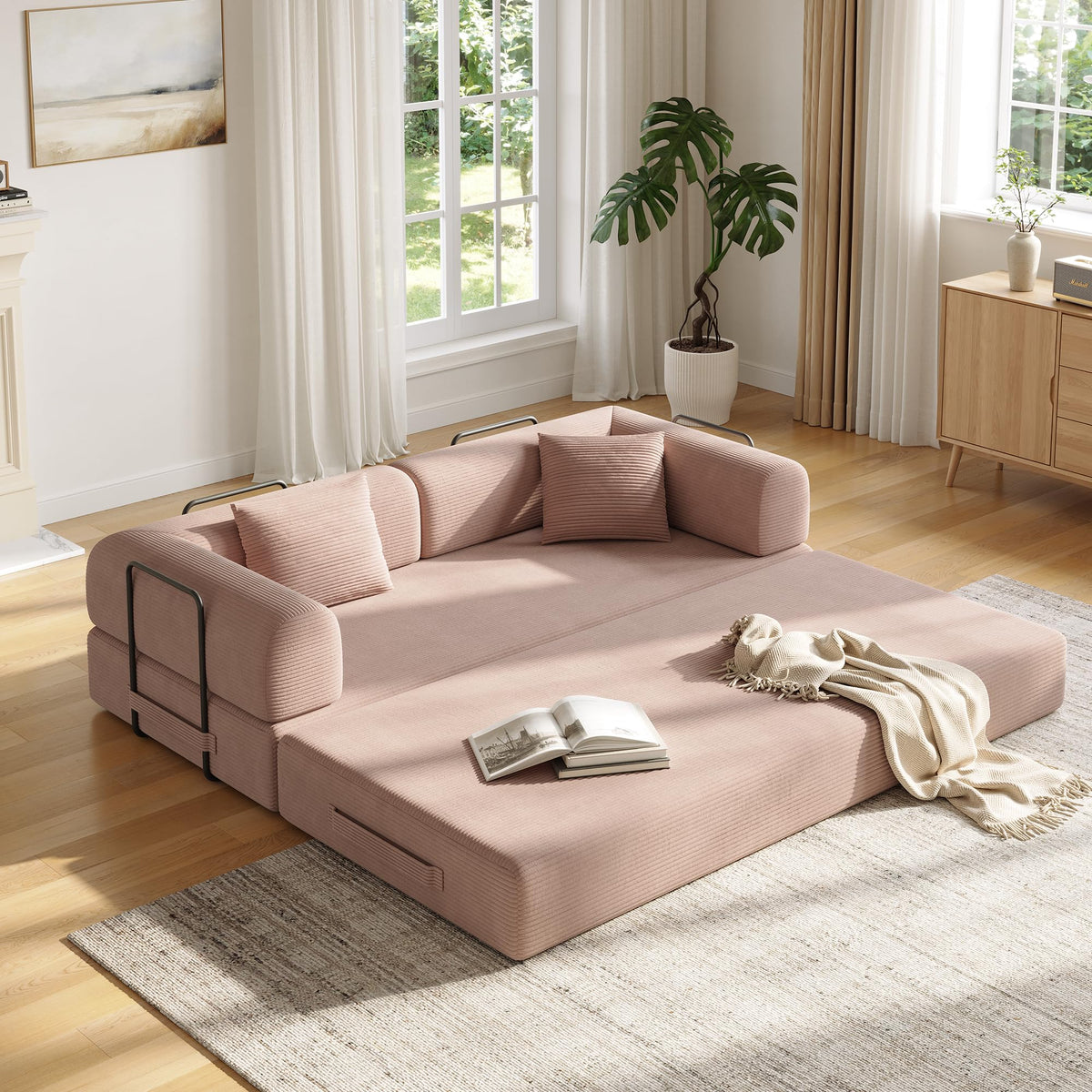 79in Boneless Convertible Futon Sofa Bed Queen U408832