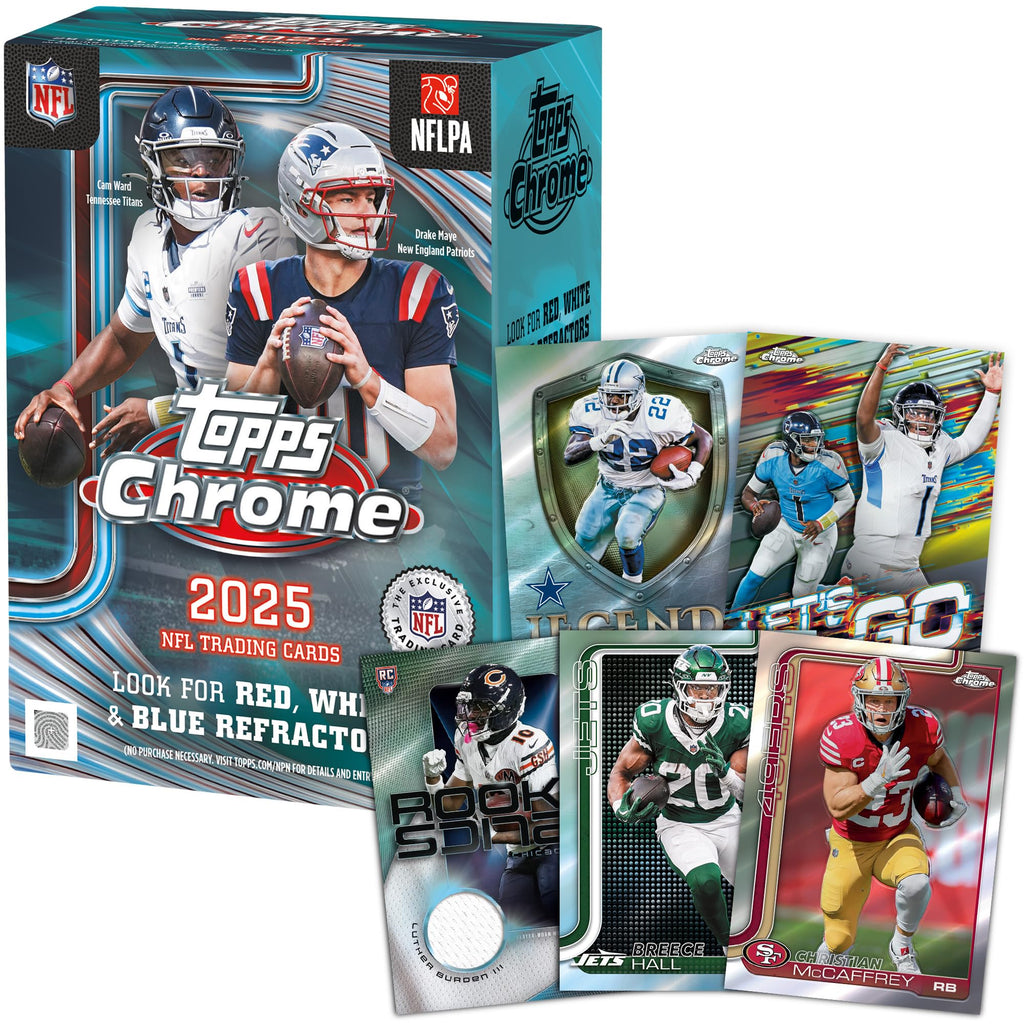 2025 Topps Chrome NFL Football Value Box N480166